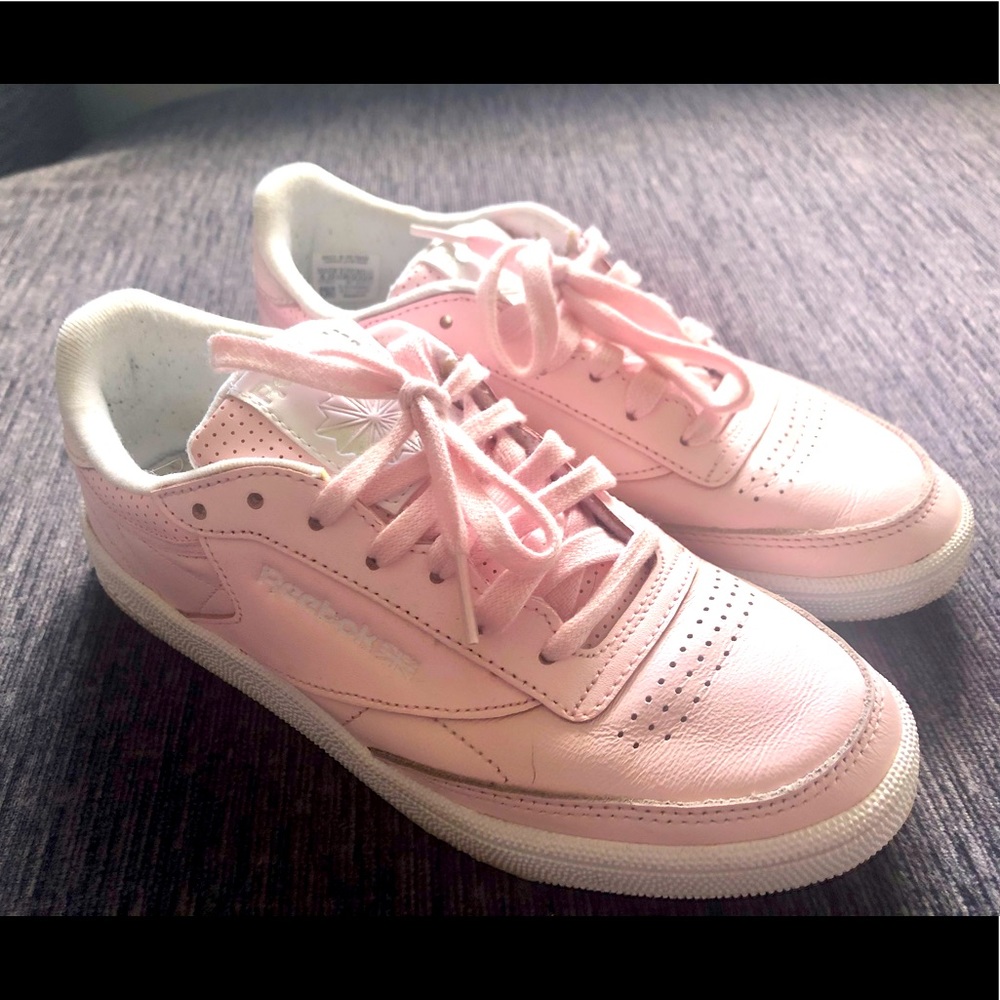 Pink Reebok Classic Sneakers